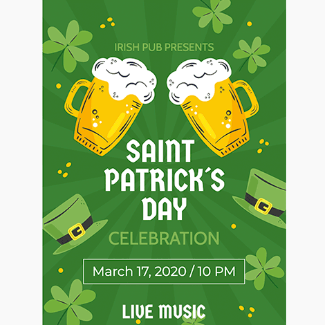 St. Patrick's Day Beer Celebration Invite